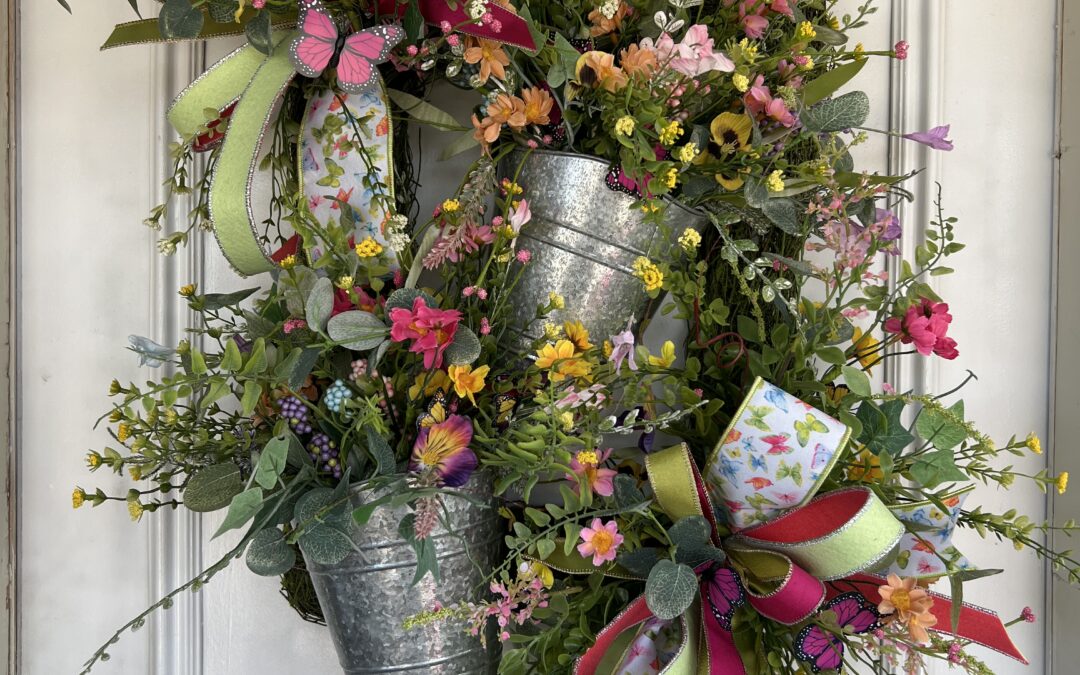 2.27.23 Butterfly Garden Moss Wreath – REPLAY