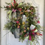 Butterfly Garden Moss Wreath