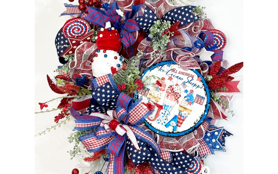 Patriotic Mesh Poof – Tammy – REPLAY