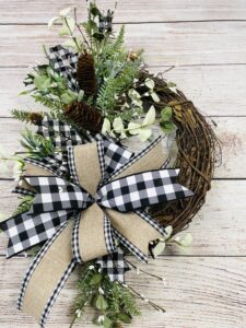 Winter Grapevine Wreath