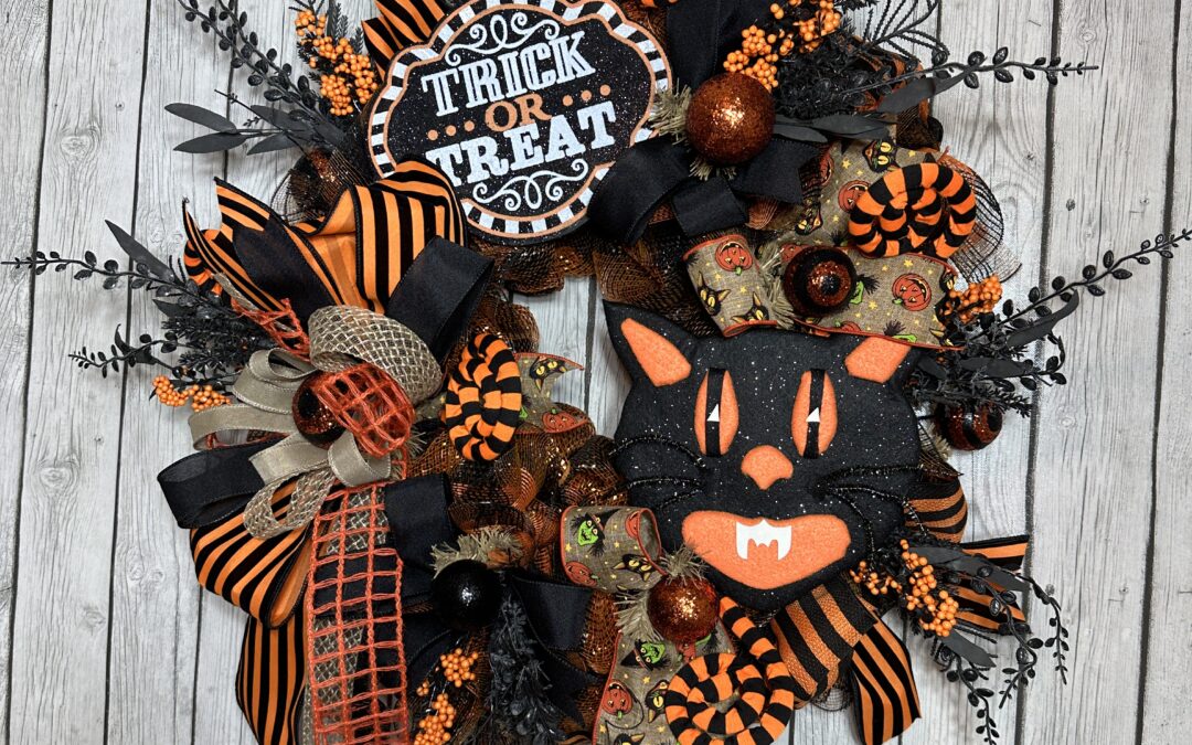 Vintage Halloween Oval Wreath-Tammy – REPLAY