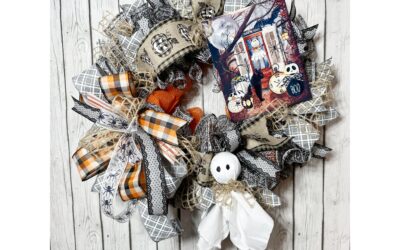 Halloween wreath with small attachment-Tammy – REPLAY