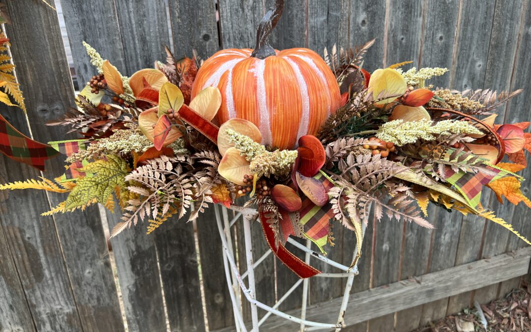 Pumpkin Centerpiece – Coach Jordan – REPLAY