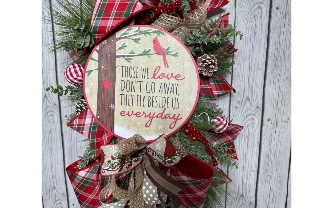 Christmas Cardinal Swag- Tammy – REPLAY