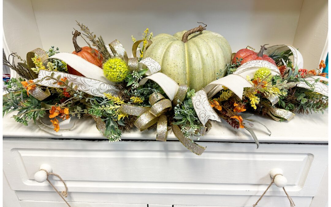 Fall Wedding Head Table Centerpiece – Tammy