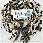 Wreath for New Year's Eve Decor