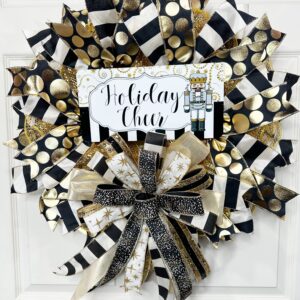 Wreath for New Year's Eve Decor