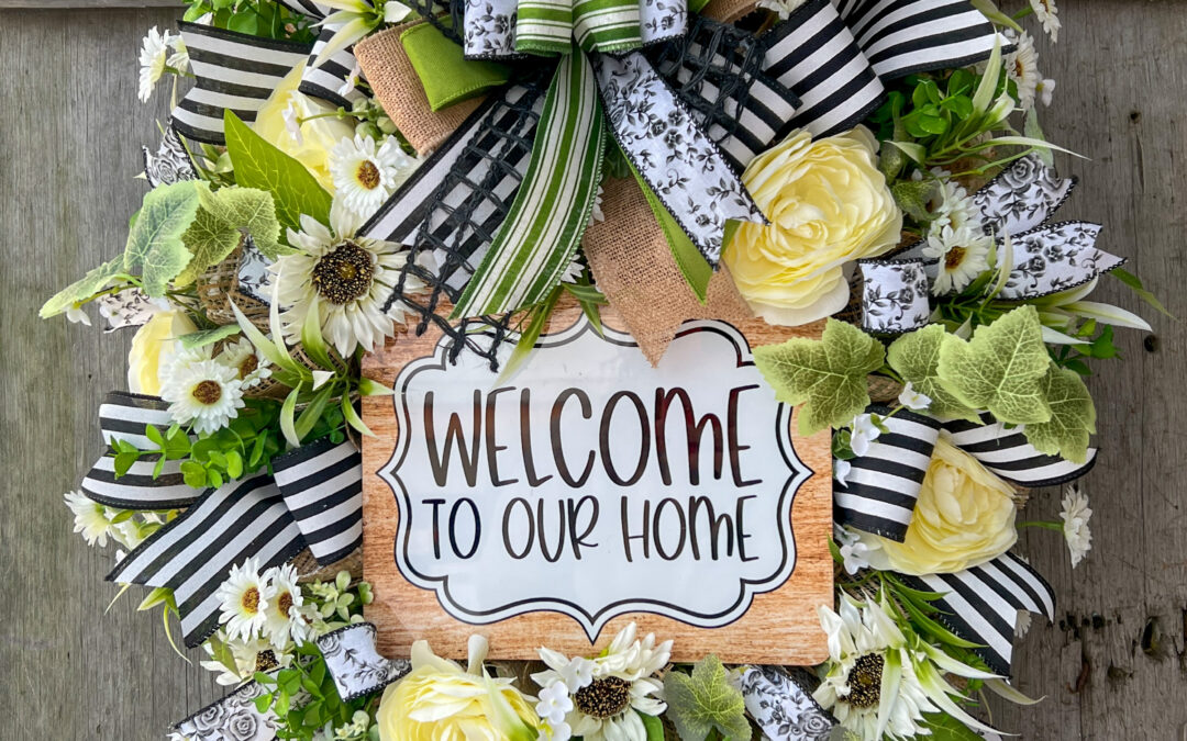Everyday Deco Mesh Wreath – Stacey