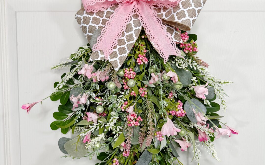 Pink and Green Berry Swag – Melissa